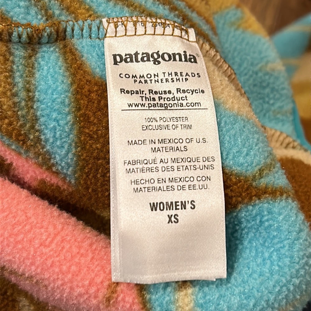 Patagonia Synchilla Snap T Lightweight Fleece Pullover Jacket. XS. Feath… - Picture 13 of 17